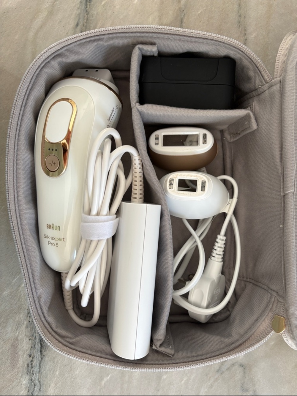 Braun Silk-expert Pro 5 IPL Hair Remover - White & Gold